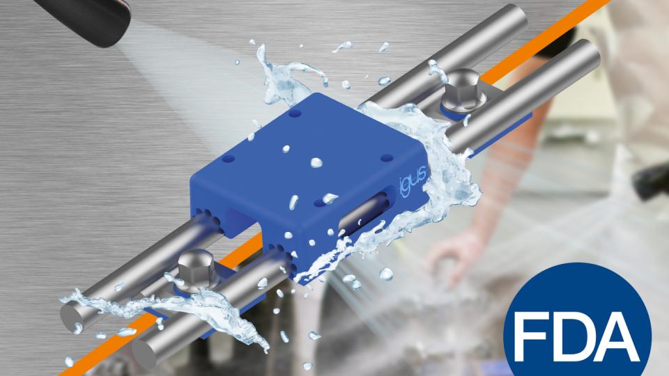 igus' komponenter - Sådan kommer man i gang i fødevareproduktionen