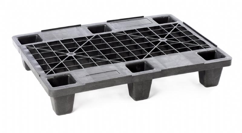Plastpalle 1/2 pll - A600 med 6 fødder