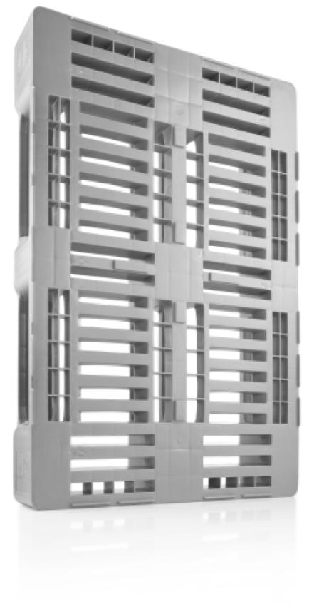 Plastpalle Craemer Euro H1 - med midterklodser
