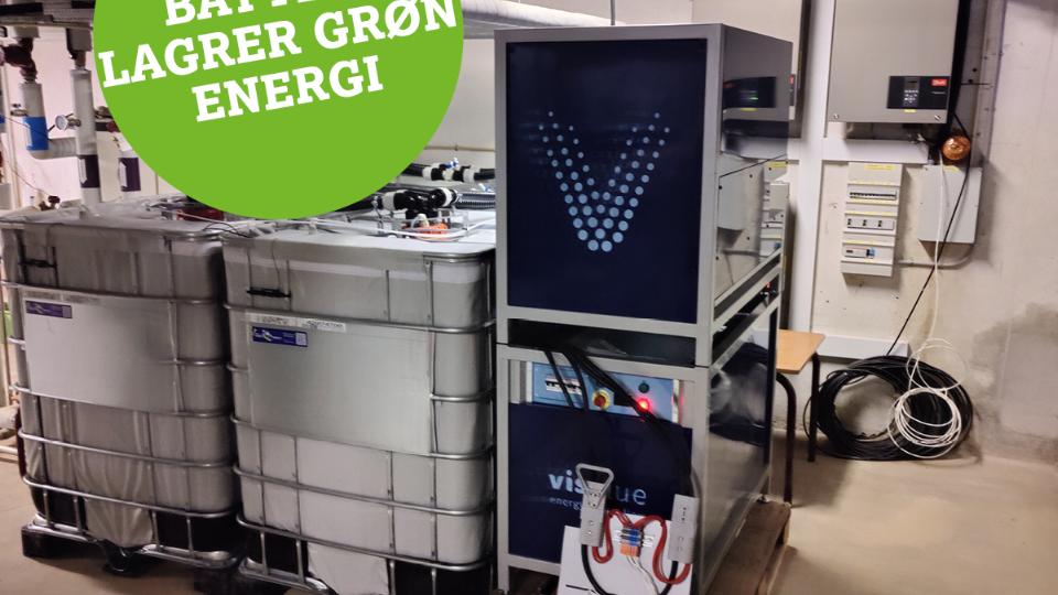 NYT DANSK FLOWBATTERI GØR DET NEMMERE AT LAGRE GRØN ENERGI