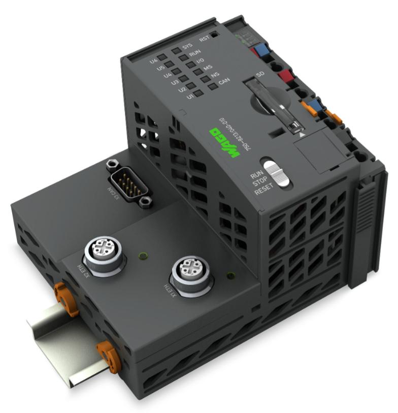 PFC200-controller; 2. generation; 2 x ETHERNET M12, CAN, CANopen; Ekstrem