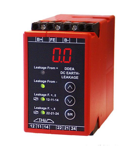 DC-JORDFEJLSRELÆ FOR SYSTEMER U. JORD DDEA 2050 PA4C
