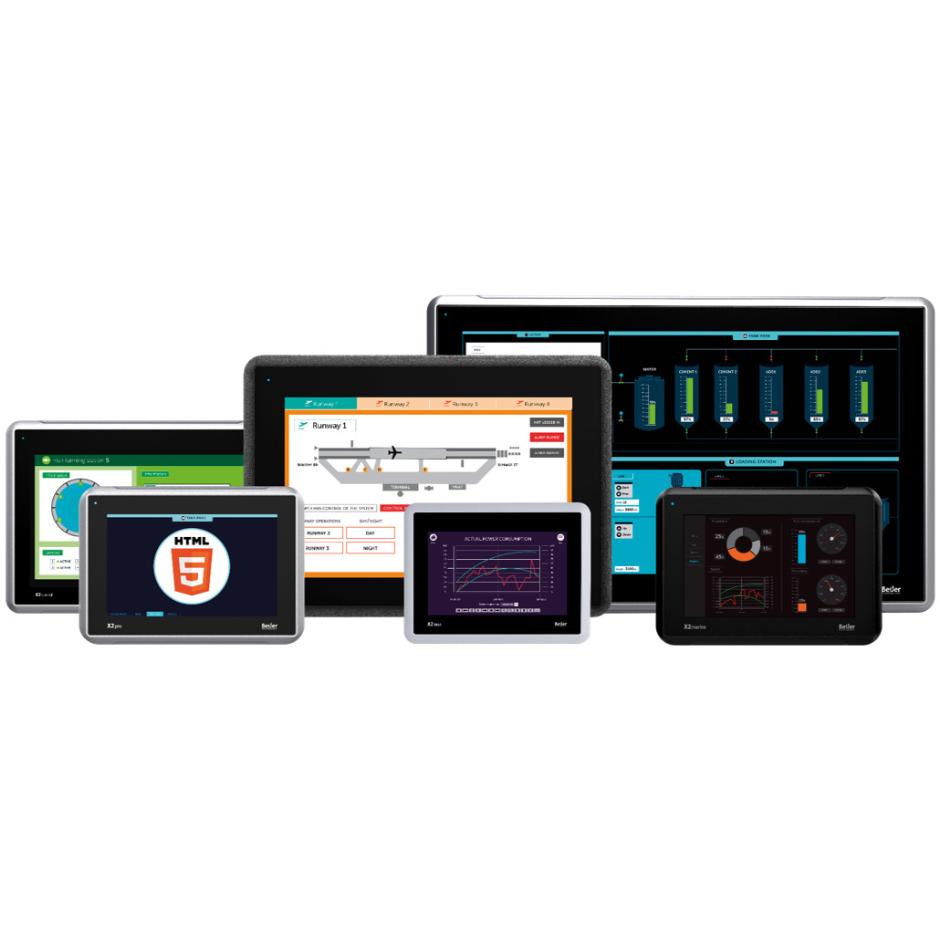 X2 serie HMI paneler
