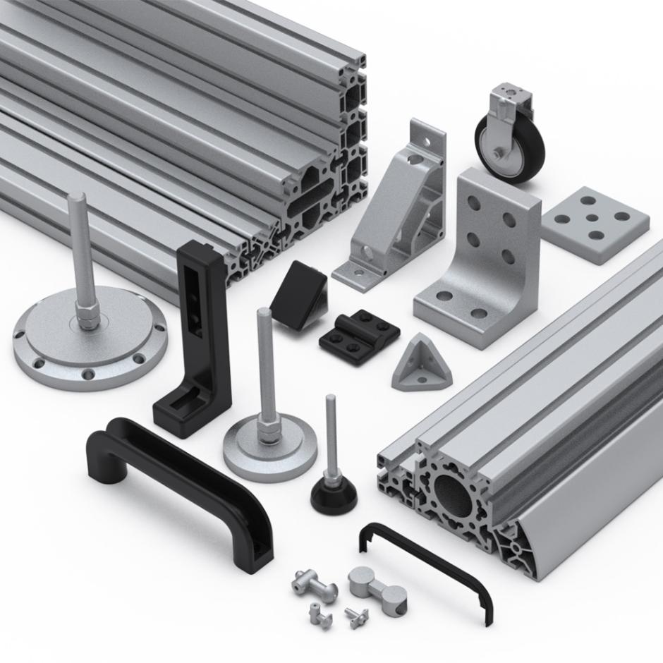 Aluminiumsprofilsystem
