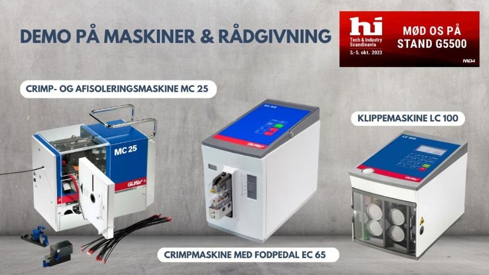 Demo på crimp-, afisolerings- og klippemaskiner ved MTO electric a/s