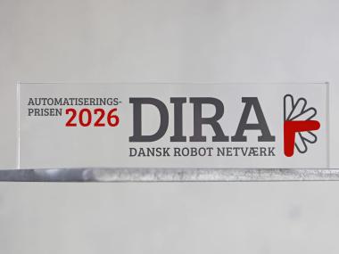 I forbindelse med åbningsdagen på AUTOMATIK 2026 findes også den endelige modtager af DIRA Automatiseringsprisen 2026. Det bliver enten Müller Gas Equipment, Niebuhr Gears eller VELUX.
